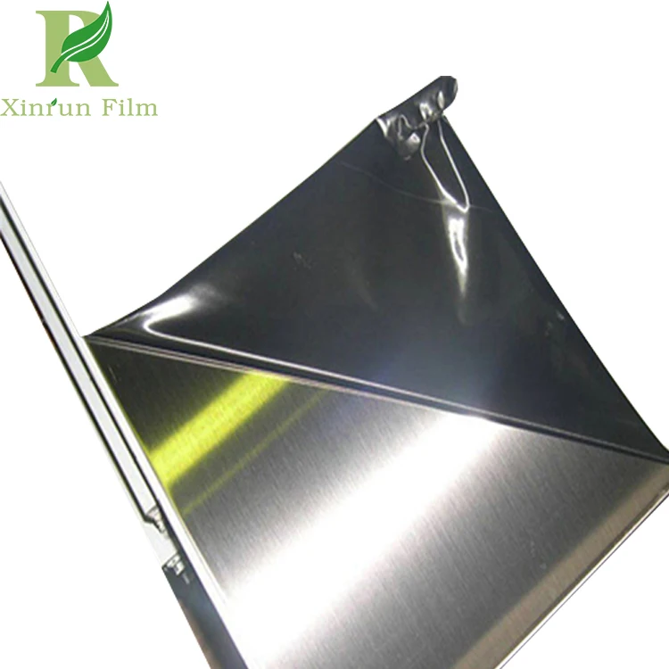 Black And White Self Adhesive Stainless Steel Appliance Covering Film