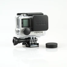 New GoPro Hero 4 3+ Plus Camera Lens Cover And Housing Protective Cap Waterproof Kit For Gopro Hero Action Camera Accessories