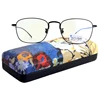 Italy Designer Lightweight Matte Black Titanium Man Eyeglass Frame