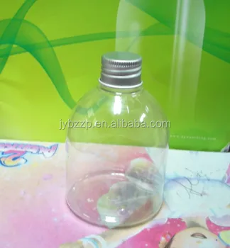 Transparent Plastic Jar With Aluminun Lid For Food Clear Pet Food