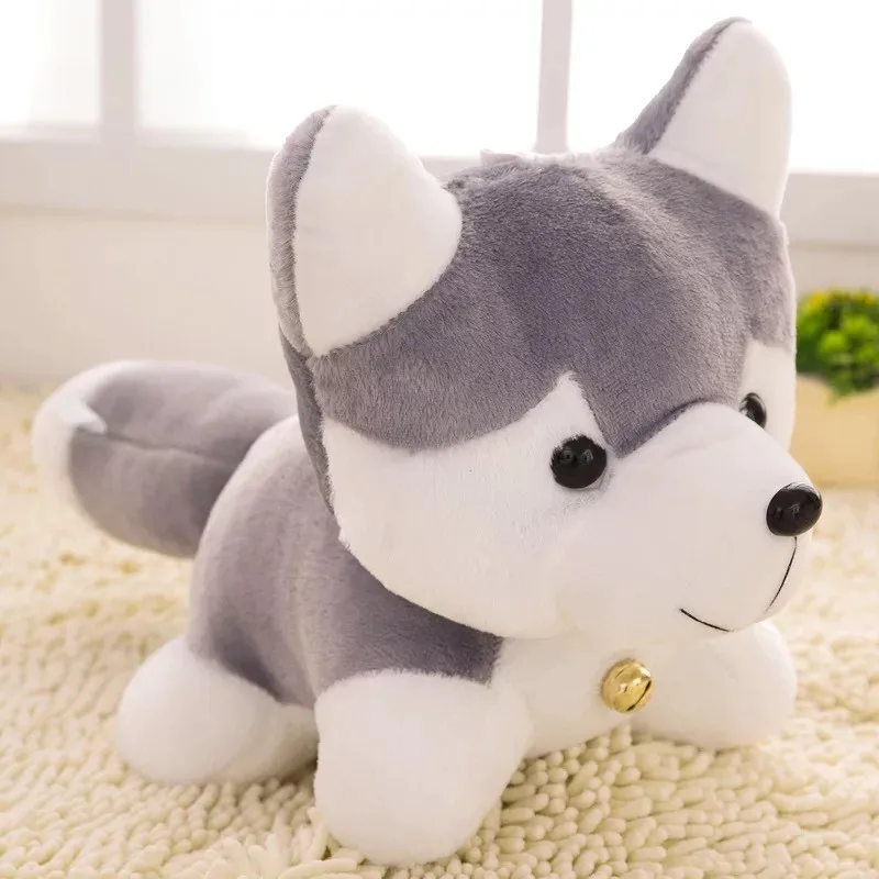 husky dog soft toy plush large