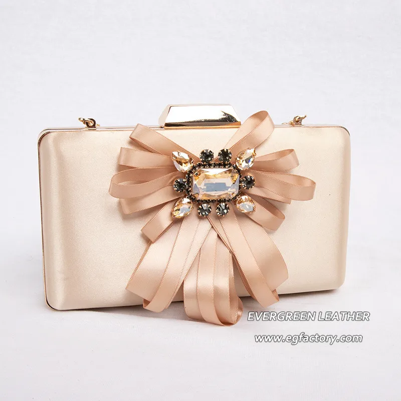 New arrival 2018 popular pu party bag ladies flower clutch evening bag EB961