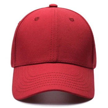 blank red baseball cap