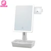 2019 Hot led lighted sensor touch makeup mirror tabletop mirror with lights