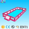 2018 Team building interactive inflatable soccer field with fence wall