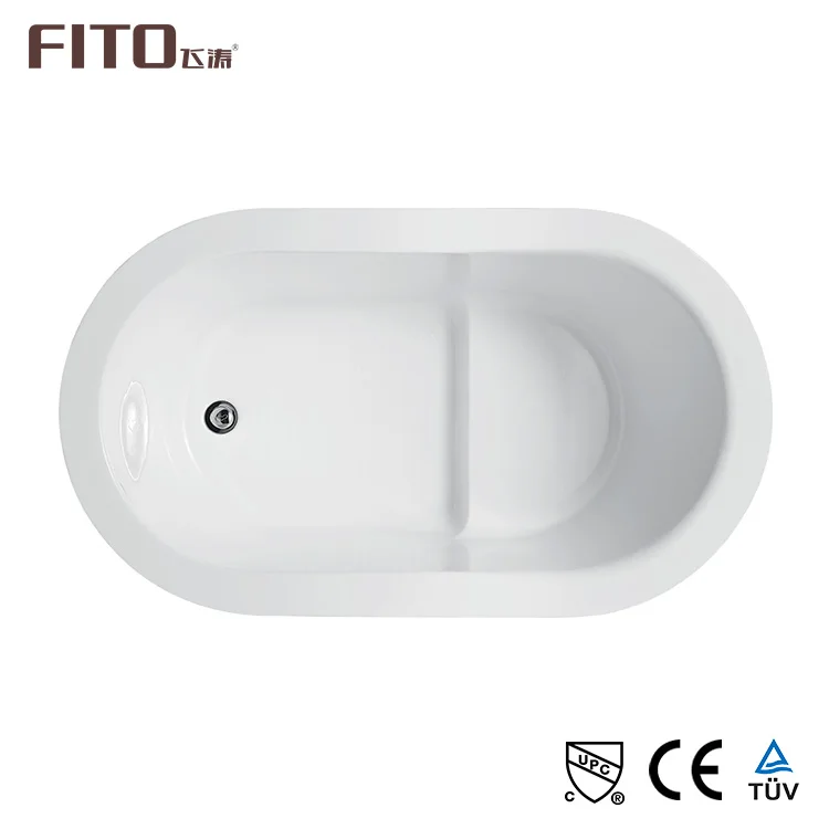 Household 1300mm Acrylic Small Freestanding Bathtub With Seat Buy