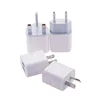 Factory Supply Amazon Hot Sale 2.1A Fast Charging SmartPhone Multi Ports UK AU US/EU Plug Dual Usb Wall Charger For USA European