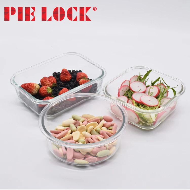 Ecofriendly Microwavable Oven Safe Kitchen Containers Glass Food