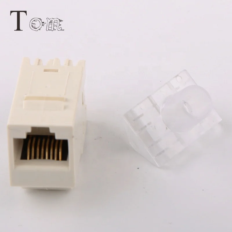 TOM MK-N-18 White Wall Module Cat6 RJ45 UTP Keystone Jack(3).jpg