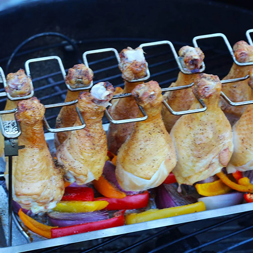 Stainless Steel Chicken Drum Rack Cave Tools Chicken Wing & Leg Rack