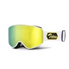 Hot sale double lens anti-fog UV block customized black designer ski goggles snow glasses from Guangzhou factory