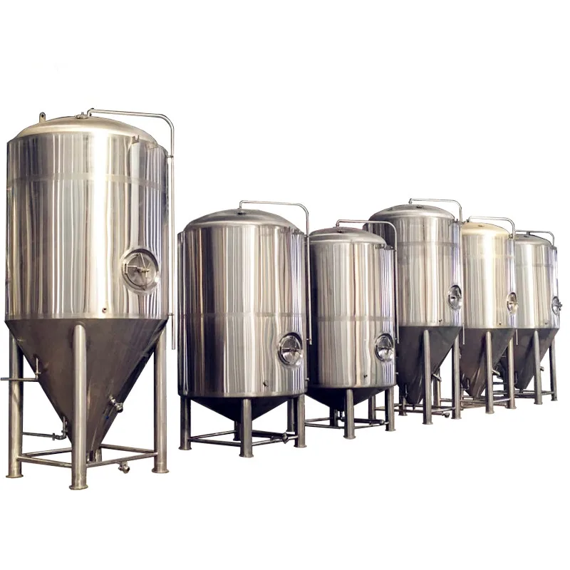 Cold liquor tank conical fermentation tank for beer brewing system