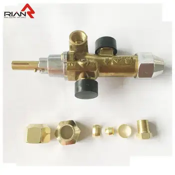 3 Way Gas Control Valve Rb064 With Nut Parts Buy Gas Stove