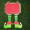 Wholesale Monogrammed Christmas Cute PU Garden Flag