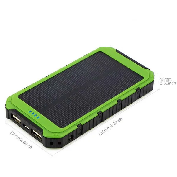 Universal Smart portable charger solar power bank 50000mAh
