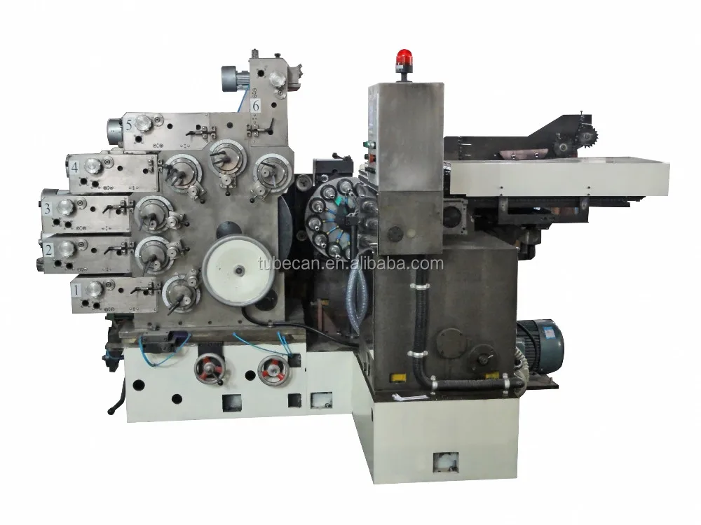 6color Printing Machine For Aluminium Collapsible Tube Buy 6color