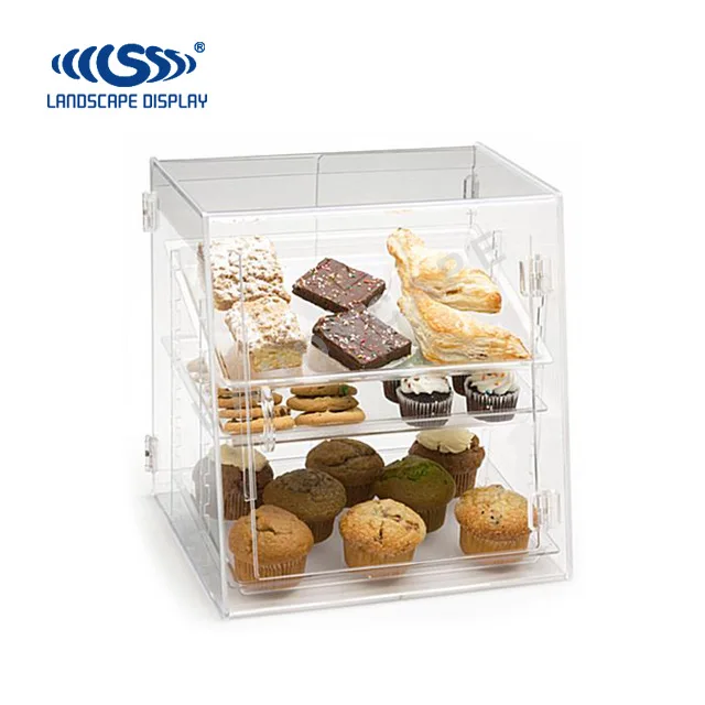 New Acrylic Food Display Cases / Plexiglass Acrylic Food Display Box