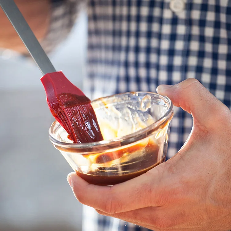 online 2019 Hot Sale  Professional Eco -friendly Food Grade 4pcs BBQ Utensil Set Stainless Steel Barbecue Tool Set