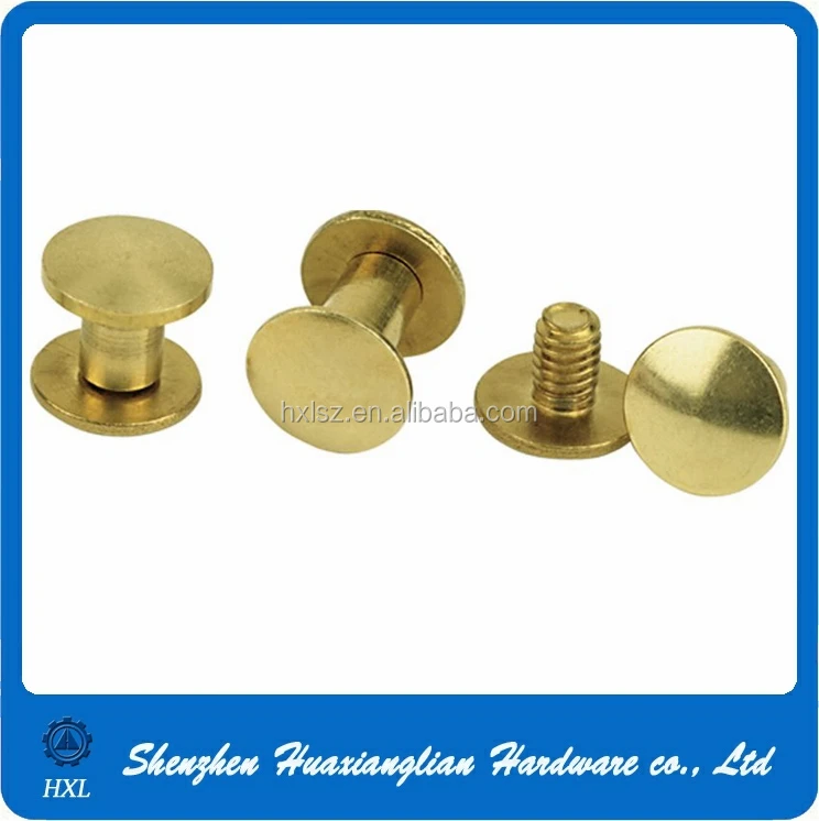 Brass chicago screws