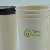 100% Biodegradable Sugarcane Bamboo Paper coffee cup with Lld