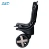 Heavy Duty Large Plastic Industrial Hand Luggage Cart Caster 4 On Wide Wheel Pipe Trolley Dolly Handcarts Wheels Manufacturer