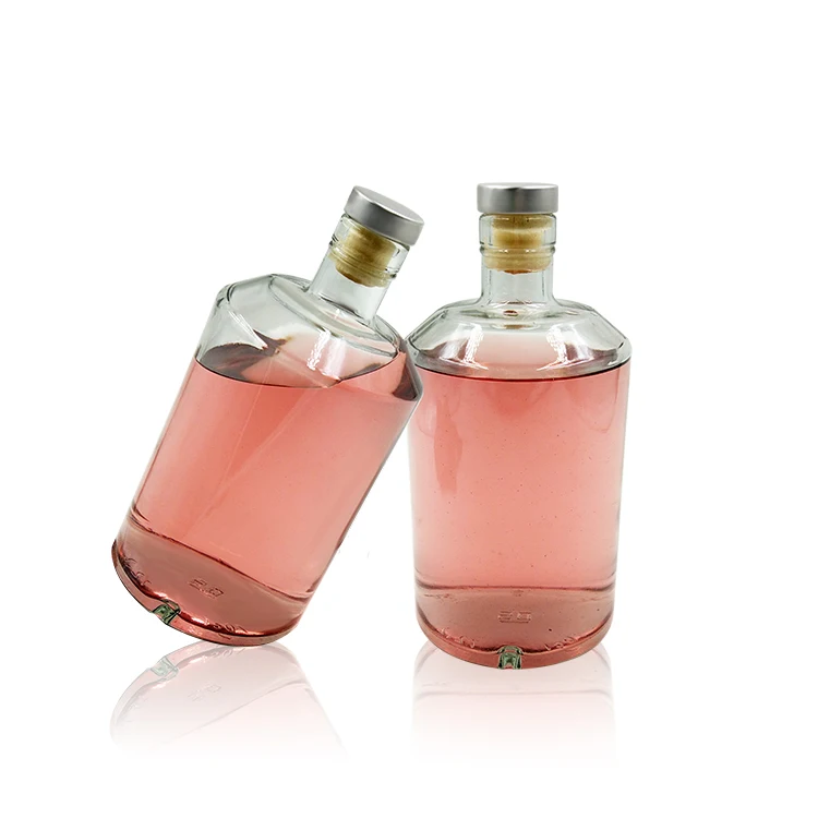 Empty Fancy 70cl Gin Bottles Glass With Cork Stopper Buy Gin Bottles