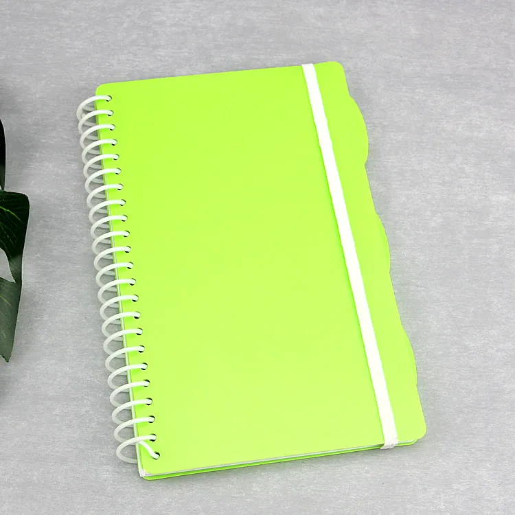 Plastic Spiral Coil Binding Notebook Cover Plastic Material Pvc Sheet