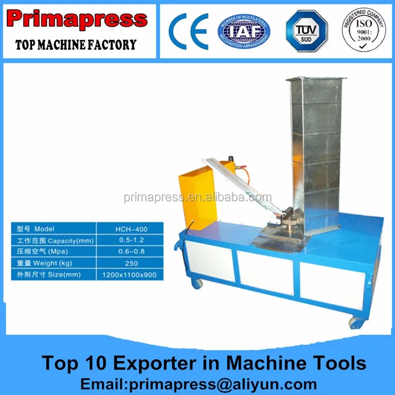 Primapress Brand Air Duct Manufacture Pittsburgh Snap Lock Forming