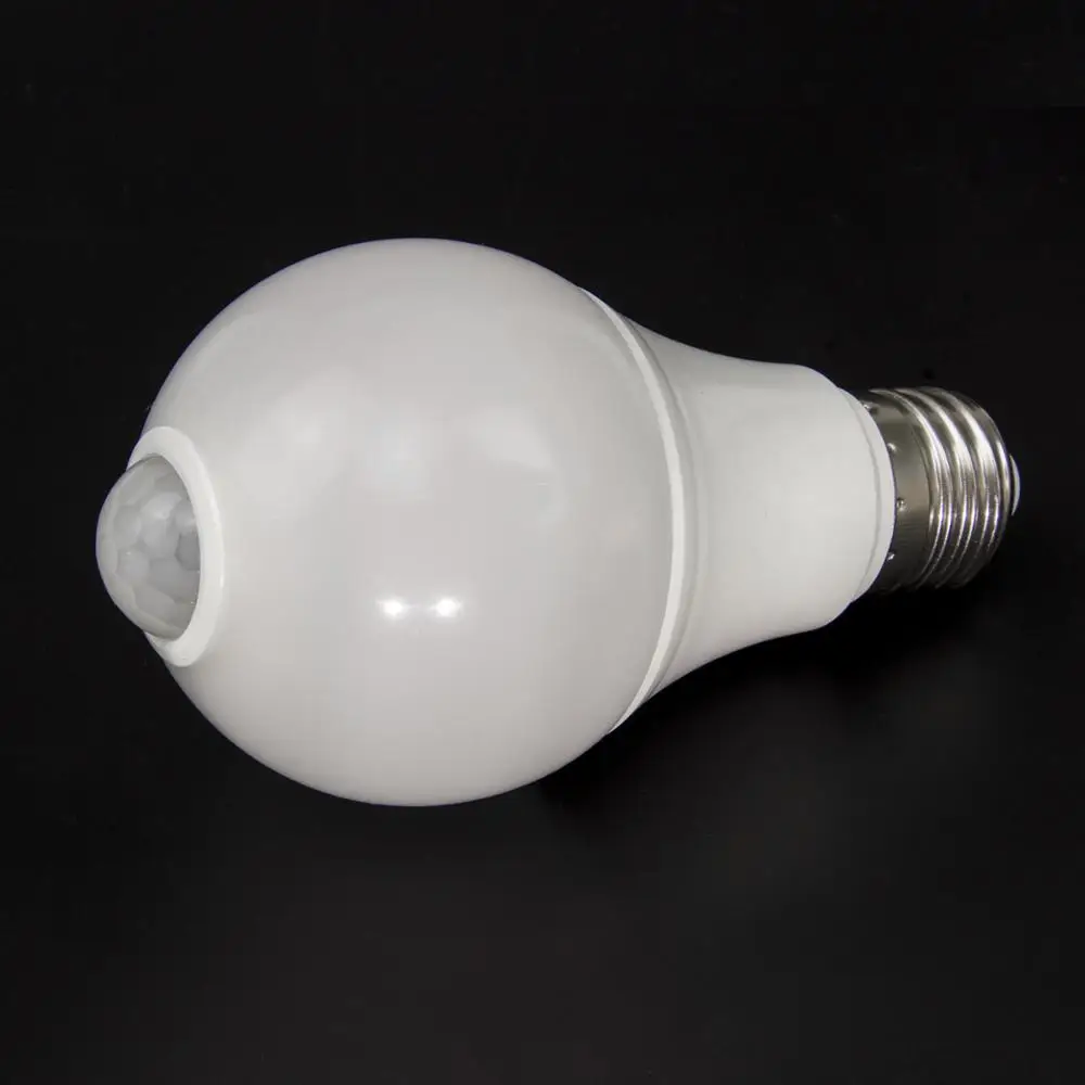 CF GROW Led IR Infrared Sensor Motion Light Bulb E27 7W Auto Smart Led Motion Detecting Light Lamp