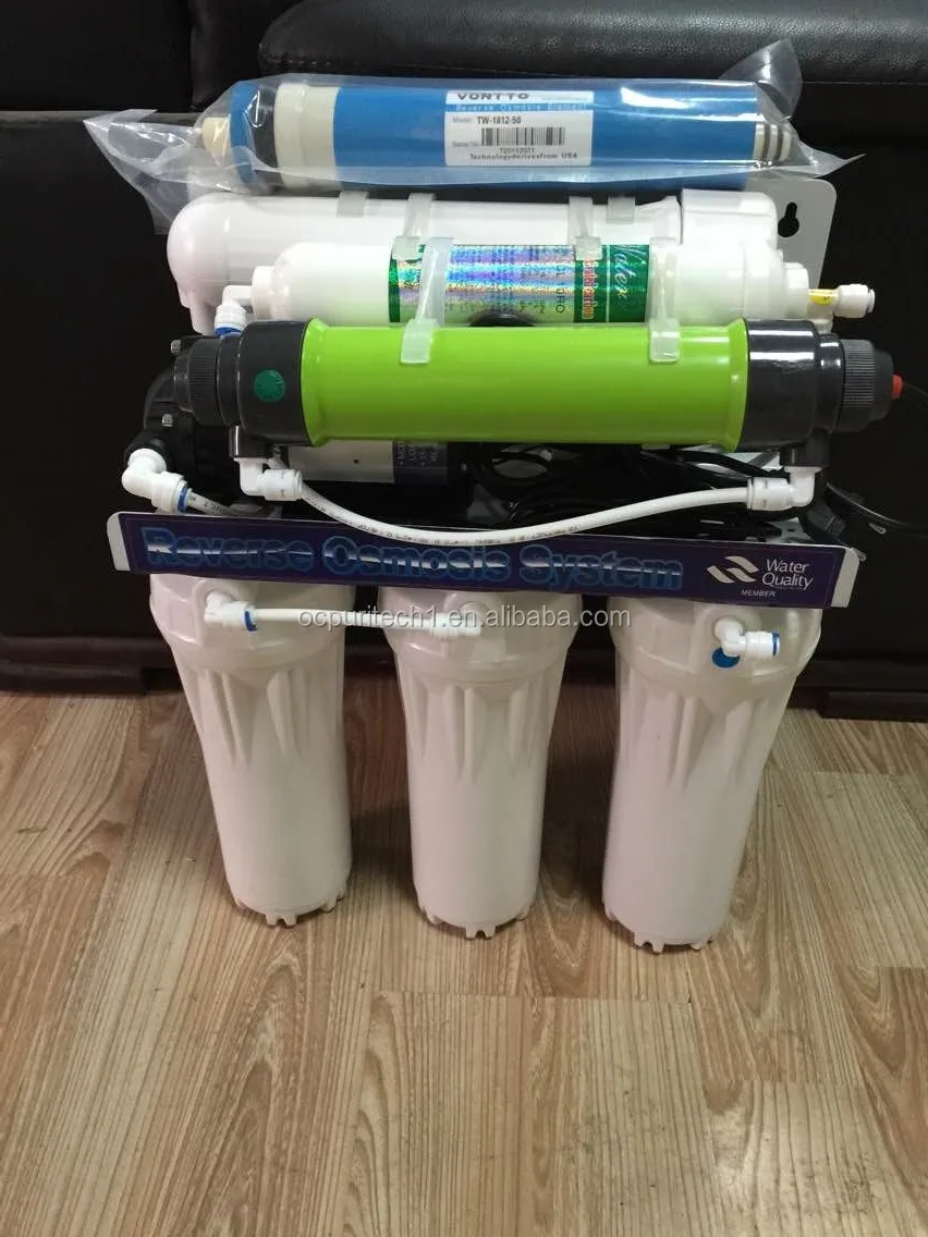 Bore water filter machine with 50GPD with RO +EDI