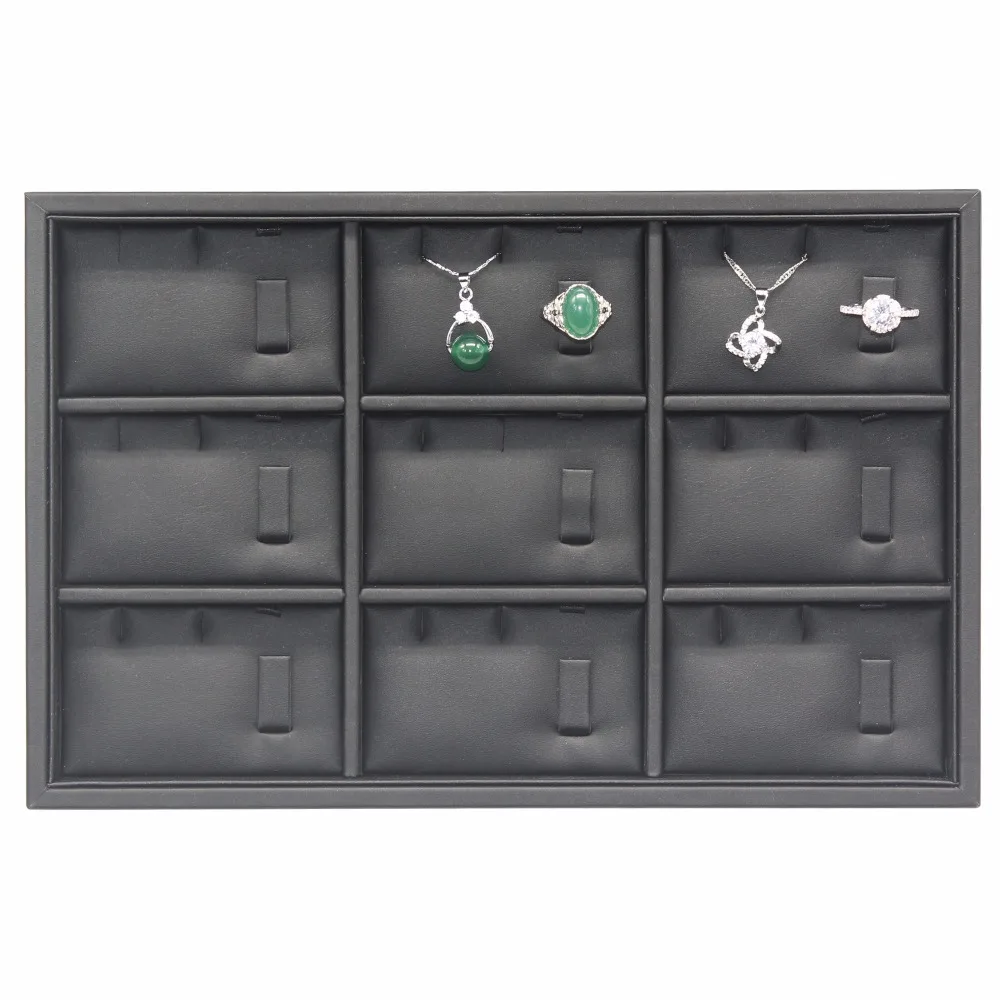 Counter Shop Pendant Ring Bracelet Charms Display Jewelry Tray Buy Pu