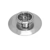 Stainless steel tri clamp flat end cap reducer with filter plate for bho passive closed loop extractor