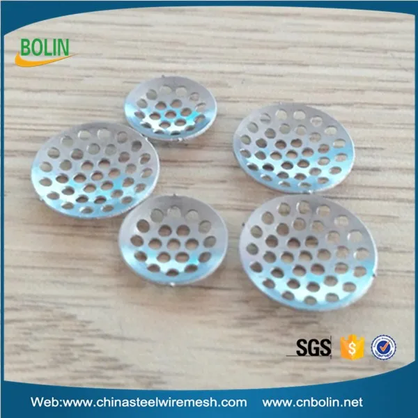 Rimmed Dome Shape Stainless Steel Brass Mesh Crystal Smoking Pipe