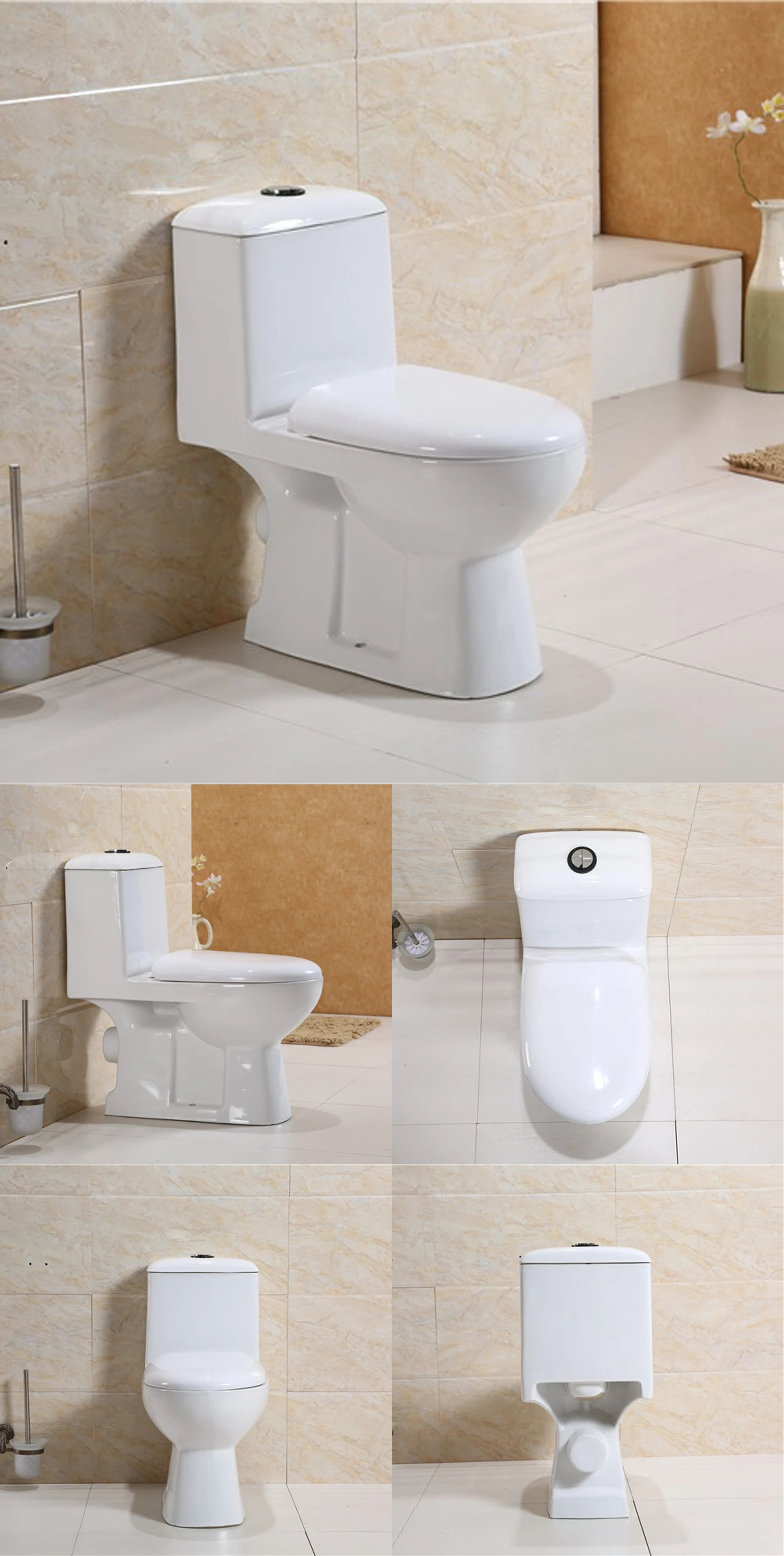 JOININ High quality Bathroom equipment Ceramic washdown one Piece Wc Toilet JY1106