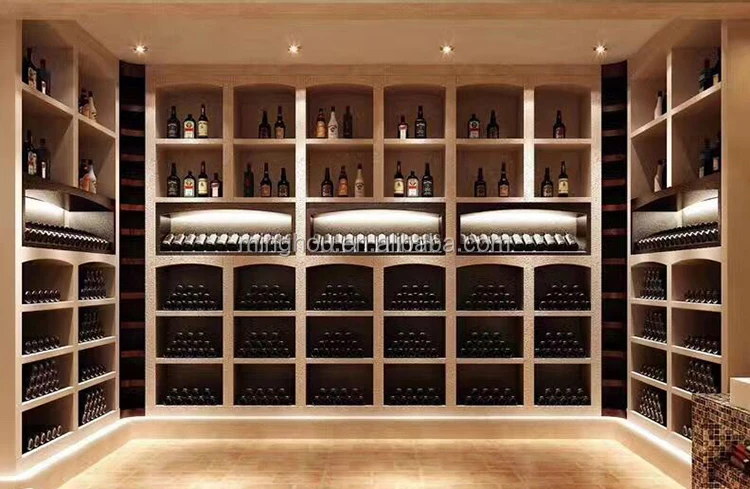 Offer customized design racks for wine cellar cabinet and wine stand (8)