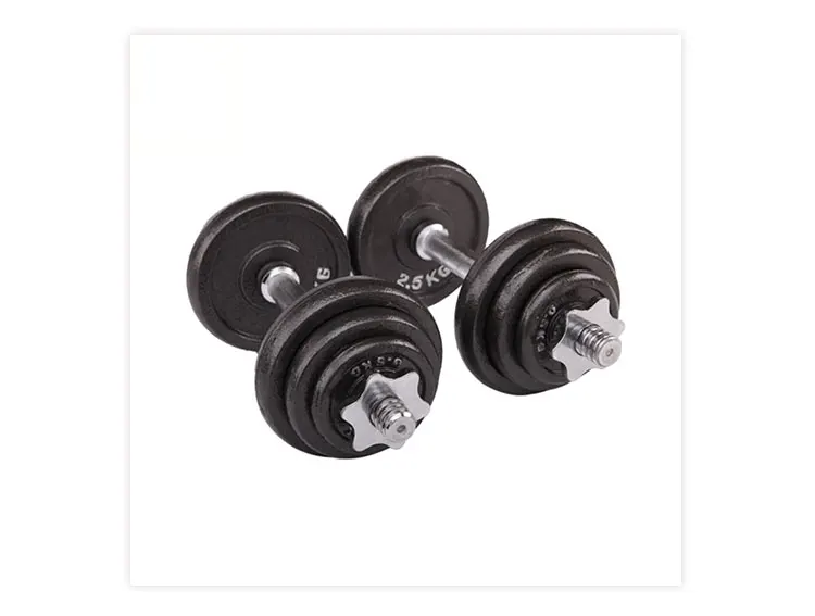 Top Quality Gym Cast Iron Adjustable 10Kg 50Kg Dumbbell Set