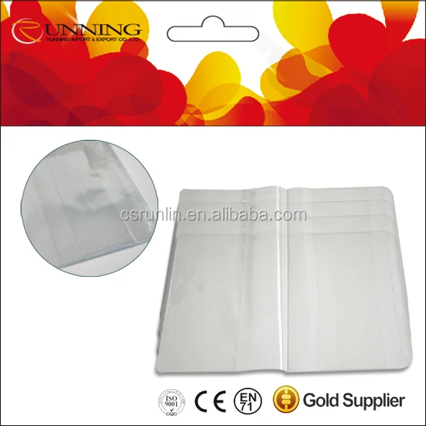 Customized Design Pvc Clear Plastic Selfadhesive Book Cover/self
