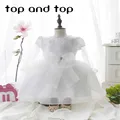 2016 New Stylish Kids Toddler Girls Princess Dress Long Sleeve Bowknot Dress Wedding Dress tutu dress