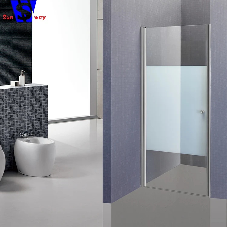 140x80cm Easy Install Free Standing Shower Glass Door,Tempered Glass Shower Door,Frameless Glass Shower Door