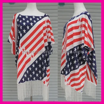 red white and blue swimsuit cover up