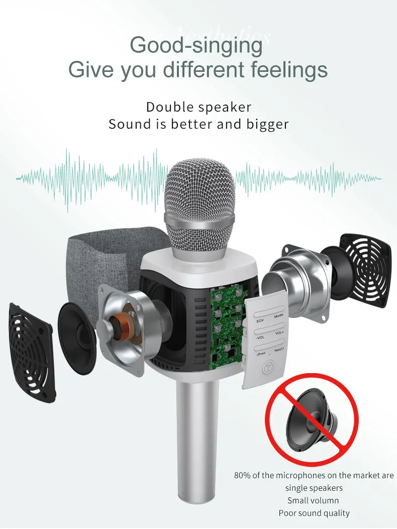 Factory Direct Supply High Quality Portable Chinese Microphone