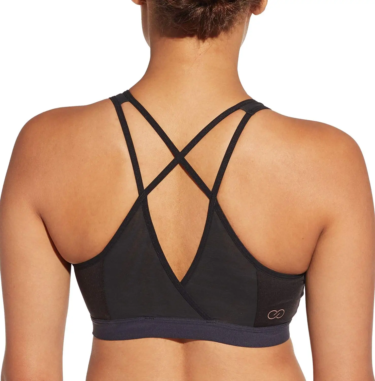 calia by carrie underwood women's strength mesh inset sports bra