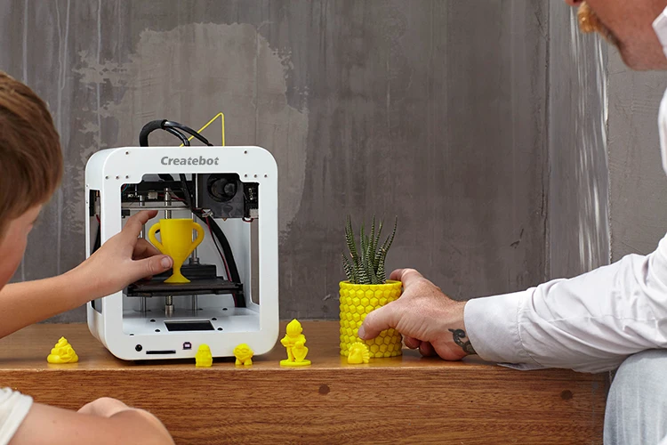 Offer Drop Shipping Desktop 3 D Printer Createbot Super Mini 3D Printer Use Filament 1.75mm Good Quality Printing Machinery