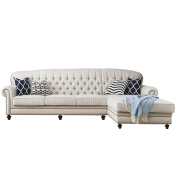 Contracted Small Family Sitting Room Corner L Elegant Couches For