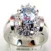 925 Sterling Silver Jewelry Wholesale Saphire Engagement Ring