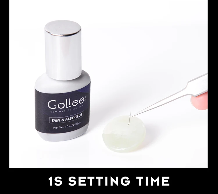 Gollee Black 68 Weeks Long Retention Eyelash Extension Professional