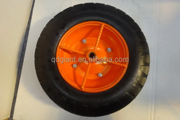 Peru wheel barrow wheel 3.50x8 with ultra-rugged rim