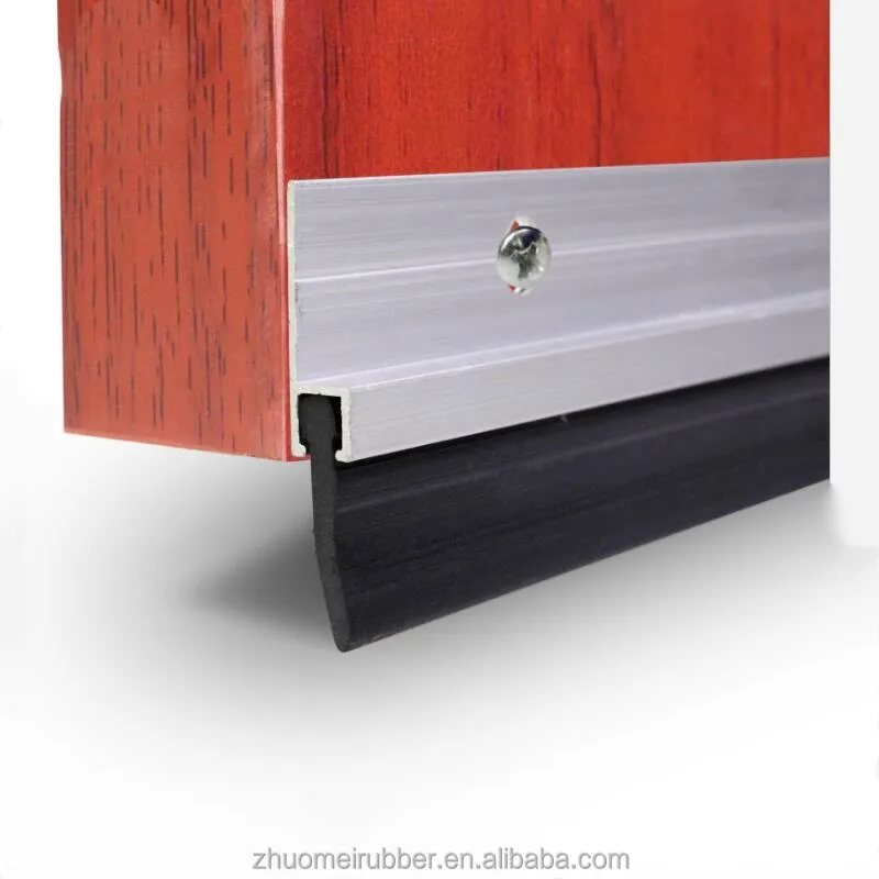 Aluminium And Rubber Under Door Sweep Weather Stripping Buy Door