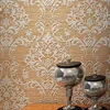 Modern design european living room damask non woven wallcovering wallpaper