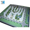 CNC Laser machine cutting solid abs plastic blocks model for architect design